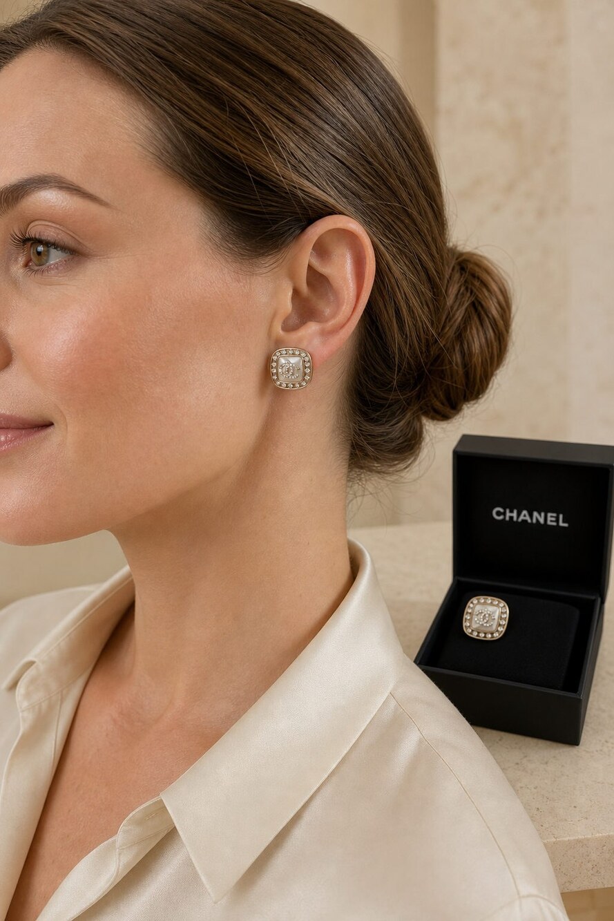 CHANEL Classic Parisian Earrings Style 24 | New with Box - Picture 9 of 9